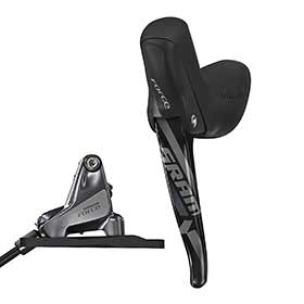 SRAM Force 1 HRD, Road Hydraulic Disc Brake, Front, Flat mount, Dropper Remote, Black