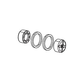SRAM Piston Kit for rear Red22/700 B1
