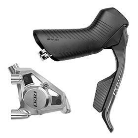 SRAM Red AXS HRD E1, Road Hydraulic Disc Brake, Rear, Flat mount, Black