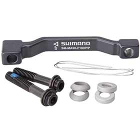 Shimano SM-MA90-F203P/PM, Disc brake adapter for Post Mount caliper, Front, Post Mount fork, 203mm rotor