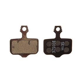 SRAM Elixir, DB, Level, Level T, Level Tl, Disc Brake Pads, Shape: SRAM Level/2 Piece Road, Organic Quiet, Steel, Small, Pair