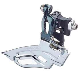 Shimano Tiagra FD-4703, Front derailleur, 3x10sp, Down Swing, Bottom Pull, Braze-on