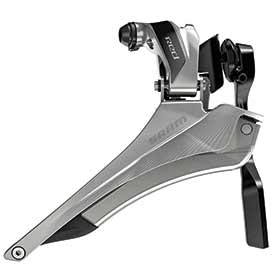 SRAM Red, Front derailleur, Yaw, 2x11sp, Down swing, Down pull, Braze-on