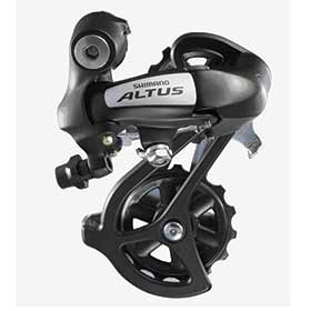 Shimano Altus RD-M310, Rear derailleur, 7/8sp., Black, Smart