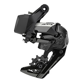 SRAM Apex XPLR AXS D1, Rear Derailleur, Speed: 12, Black