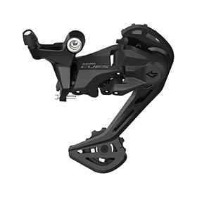 Shimano CUES RD-U3020, Rear Derailleur, Speed: 9, Cage: SGS, Black, ERDU3020SGS