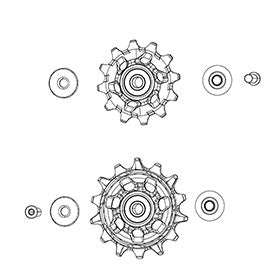 SRAM GX Eagle AXS Pulley Kit, GX Eagle AXS, Kit