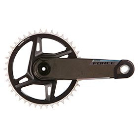 SRAM Force 1x XPLR E1, Crankset, Speed: 12/13, Spindle: 28.99mm, BCD: Direct Mount SRAM 8 Bolt, 42, DUB, 175mm, Black, Road