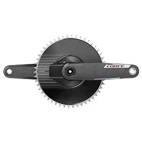 SRAM Force 1x Aero Powermeter E1, Power Meter Crankset, Speed: 12/13, Spindle: 28.99mm, BCD: Direct Mount SRAM 8 Bolt, 50, DUB, 175mm, Black, Road