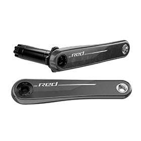 SRAM Red Wide E1, Crank Arm, 155mm, DUB, BCD: Direct Mount SRAM 8 Bolt, Black