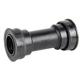 Shimano ISMBB9241B, SM-BB92-41B, Press-fit, BB Shell: 86.5mm, Dia.: 41mm, Axle: 24mm, Steel, Silver