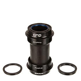 SRAM BB DUB PressFit 30 68/73mm, Press Fit BB, PF30, Spindle: 28.99mm, Width: 68/73mm, Diameter: 46mm