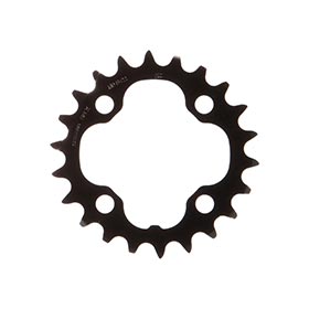 Shimano Y1LD22000, 22T, 9sp, BCD: 64mm, 4 Bolt, Deore FC-M590, Inner Chainring, For 22/32/44, Steel, Black
