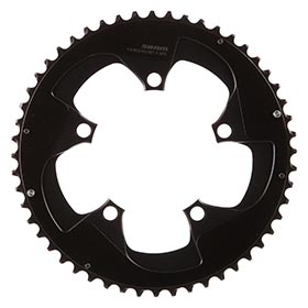 SRAM Red B2, 52T, 11sp, BCD: 110mm, Chainring, Aluminum, Black