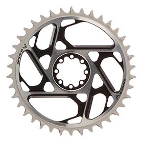 SRAM Eagle T-Type DM XX SL 3mm Offset, Chainring, Teeth: 38, Speed: 12, BCD: Direct Mount, Aluminum, Black