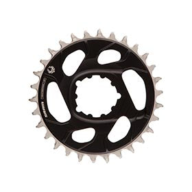 SRAM X-SYNC Eagle Aluminum -4mm F1, Chainring, Teeth: 30, Speed: 12, BCD: Direct Mount SRAM 3 Bolt, Bolts: 3, Aluminum, Black