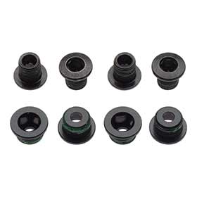SRAM 4x2 Chainring Bolt Kit, Chainring Hardware, Black, Kit
