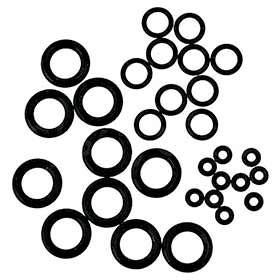SRAM Pro Bleed Syringe - O-ring Kit, Fitting O-ring, Coupling O-rings & Bleeding Edge O-rings - Qty 10 each, Kit