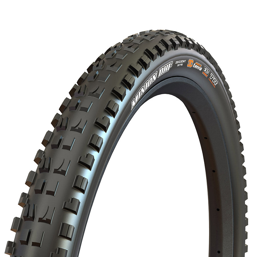 Maxxis, Minion DHF, Mountain Tire, 26''x2.50, Wire, Clincher, Single, DH, 60x2TPI, Black