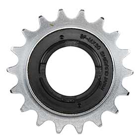 Shimano SF/MX30, Freewheel, 16T, Chrome, For 3/32'' chain