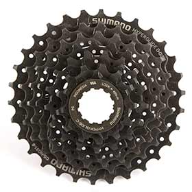 Shimano CS-HG31, 8sp. cassette, 11-30T, 11-13-15-17-20-23-26-30