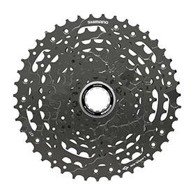Shimano CS-LG400-10, Cassette, Nickel plated, Speed: 10, 11-43T