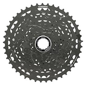 Shimano CS-LG400-11, Cassette, Nickel plated, Speed: 11, 11-45T