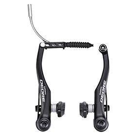 Shimano Deore BR-T610, MTB Linear Pull Brake, Front, 168g, Black, EBRT610FX41XLP