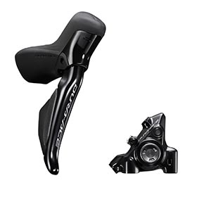 Shimano Dura Ace Di2 ST-R9270 / BR-R9270, Road Hydraulic Disc Brake, Rear, Flat mount, 140 or 160mm (not included), 175g, Black, IR9270DRRDSC170F