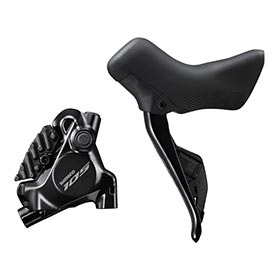Shimano ST-R7170 / BR-R7170, Road Hydraulic Disc Brake, Front, Flat mount, Not included, 352g, Black, Set, IR7170DLF6SC100A