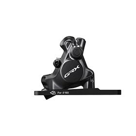 Shimano GRX BR-RX820, Road Hydraulic Disc Brake, Front, Flat mount, 140 or 160mm (not included), 140g