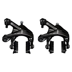 Shimano Dura-Ace BR-9200, Caliper Brake, Front and Rear, Reach: 51mm, 312g, Black, Pair