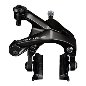 Shimano Dura-Ace BR-9200, Caliper Brake, Front, Reach: 51mm, 156g, Black