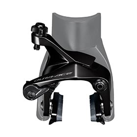Shimano Dura-Ace BR-9210, Caliper Brake, Front, Reach: 51mm, 156g, Black
