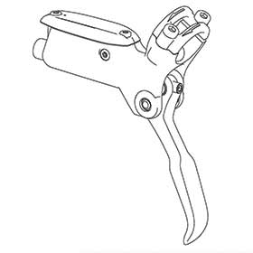 SRAM Level T Gen 2, Hydraulic brake lever