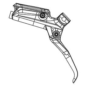 SRAM Level TL Gen 2, Hydraulic brake lever
