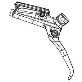SRAM Level Ultimate Gen 2, Hydraulic brake lever