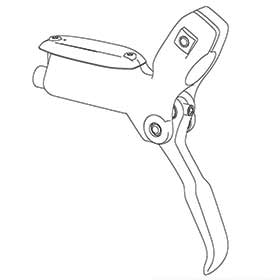 SRAM Level Bronze Stealth, Brake Lever