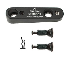 Shimano SM-MA-R160 D/D, Disc Brake Adaptor, Caliper: Flat mount, Frame/Fork: Flat mount, R160, ISMMAR160DDB