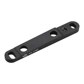 Shimano Flat Mount Front Adapter, Disc Brake Adaptor, Caliper: Flat mount, Frame/Fork: Flat mount, F160/F140, Y8N230000