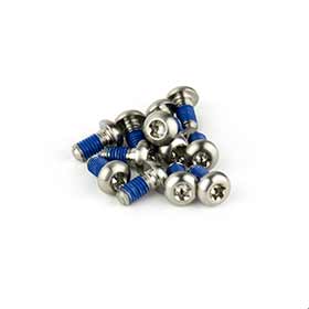 SRAM Titanium Rotor Bolts, Silver, 12pcs