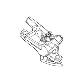 SRAM Level T Caliper Assembly, 11.5018.008.027