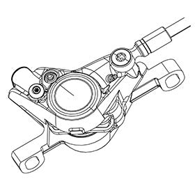 SRAM Red eTap Caliper Assembly, 11.5018.024.010