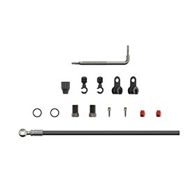 SRAM Hose Kit - Silver Banjo, 2000mm, Black