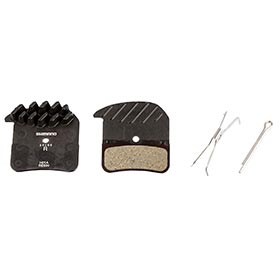 Shimano H-Type, Disc Brake Pads, Shape: Shimano D-Type/H-Type, Metallic, Pair, IBPH03CMFA