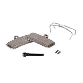 SRAM Guide/Trail, Disc Brake Pads, Shape: SRAM Guide/G2, Organic Quiet, Aluminium, Medium, Pair