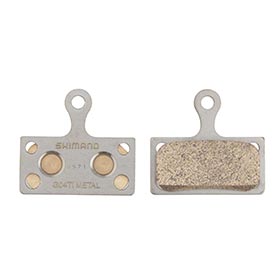 Shimano G-Type Ti, Disc Brake Pads, Shape: Shimano G-Type/F-Type/J-Type, Metallic, Pair, IBPG04TIMXA