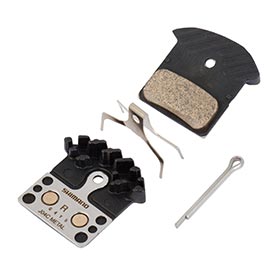 Shimano J-Type, Disc Brake Pads, Shape: Shimano G-Type/F-Type/J-Type, Metallic, Pair, IBPJ04CMFA