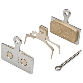 Shimano G-Type, Disc Brake Pads, Shape: Shimano G-Type/F-Type/J-Type, Metallic, Pair, IBPG04SMXA