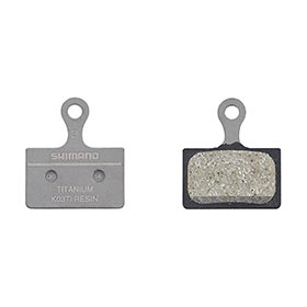 Shimano K-Type, Disc Brake Pads, Shape: Shimano K-Type/L-Type, Resin, Pair, IBPK05TIRXA
